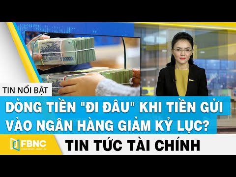 Dòng tiền đi đâu khi tiền gửi vào ngân hàng giảm kỷ lục?