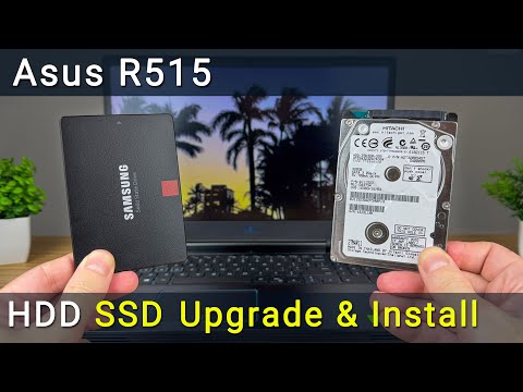 Asus R515 HDD- oder SSD-Upgrade: Austausch und Installation
