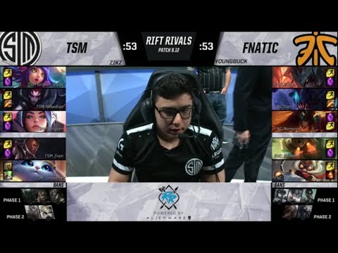 TSM vs FNC   2019 Rift Rivals   Team SoloMid vs Fnatic