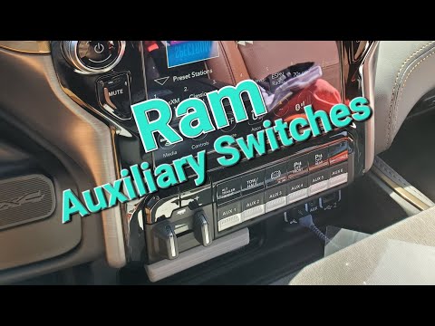 How to wire your Ram Auxiliary Switches on a 2021 3500 Mega Cab Dually