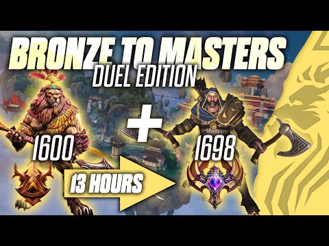 ANHUR AND ULLR BRONZE TO MASTERS DUEL 13 HOURS SMITE CHALLENGE 1 & 2