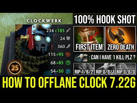 FORGOTTEN HERO IS BACK 7.22g Offlane Clockwerk 14Min Godlike First Item Spirit Vessel & Zero Death