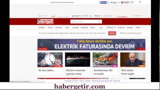Butun gazeteler haber siteleri elinizin altında
