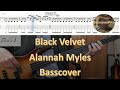 Alannah Myles Black Velvet Bass Cover Tabs Score Notation Chords Transcription