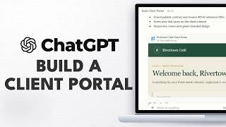 How to Build a Client Portal With ChatGPT Sites Step-by-Step