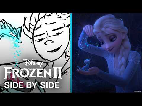 Side by Side | Elsa & Bruni | Storyboard vs Film
