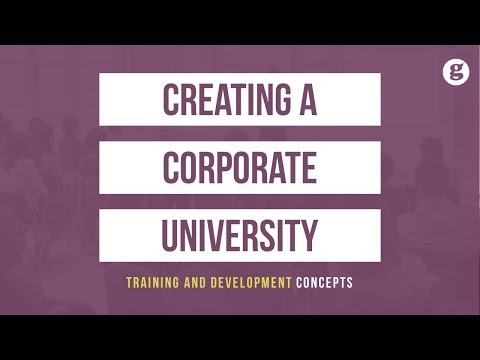 image-How do you create a corporate university?