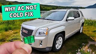 Why AC AIR CONDITIONER blows Warm Air, AC Not Cold GMC Terrain 2010 2011 2012 2013 2014 2015 2016 20