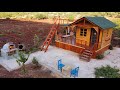 A Man Builds a Cool Pizza Oven in His Wooden House