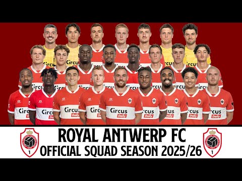 Royal Antwerp FC Official Squad Season 2025/26 | Antwerp FC Squad 25/26 | Jupiler Pro League2025/26