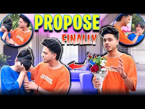 Finally Propose 💐 @rekhakhatri1832  