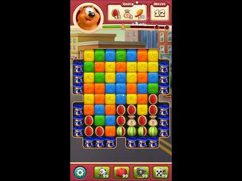 Toon Blast Level 6375 - NO BOOSTERS 🐻🐺🐱 | SKILLGAMING ✔️