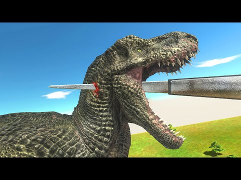 Running Through 9 Levels of Spikes - Animal Revolt Battle Simulator