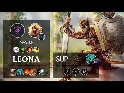 Leona Support vs Thresh - KR Master Patch 10.8