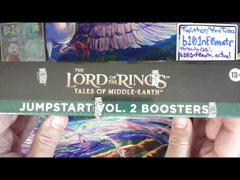 MTG Lord of the Rings Tales of Middle-Earth Jumpstart Vol. 2 Box Reveal