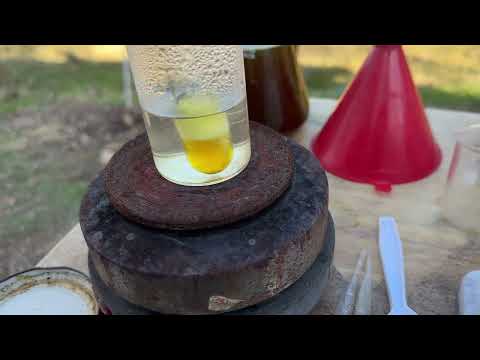 How  i testing rocks for gold