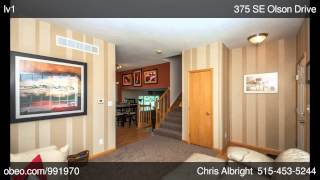preview picture of video '375 SE Olson Drive Waukee IA 50263 - Chris Albright - IOWA REALTY - JORDAN CREEK OFFICE'