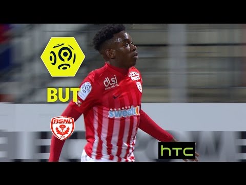 But Faitout MAOUASSA (28') / AS Nancy Lorraine - FC Lorient (2-3) -  / 2016-17
