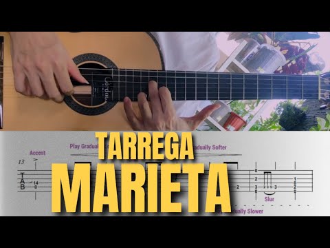 Tárrega - Marieta (Mazurka) | Tab