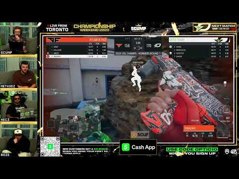 Methodz and Scump Watch OpTic Slam FaZe (Champs Day 1)