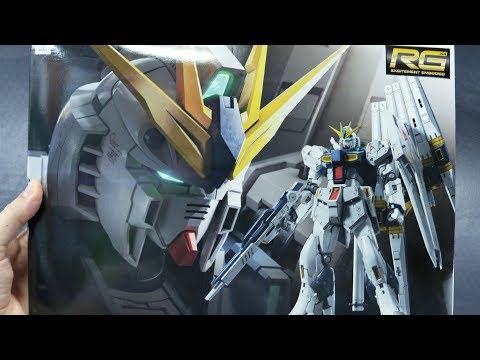 RG Nu Gundam UNBOXING