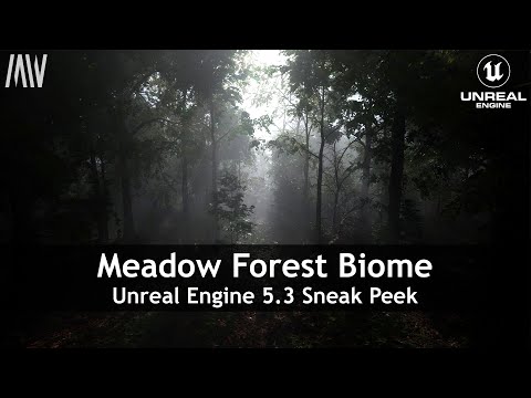 MAWI Meadow Forest | Unreal Engine 5.3 | Sneak Peek #unrealengine #UE5 #gamedev