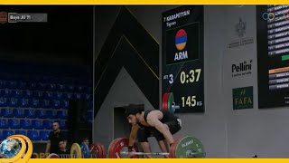 Հայ ծանրորդները չեմպիոնական 3-րդ տիտղոսը նվաճեցին Եվրոպայի առաջնությունում