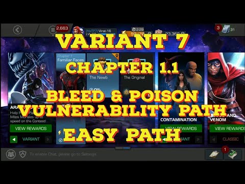 VARIANT 7 ARACHNID ACTION CHAPTER 1.1 EASY PATH | MARVEL CONTEST OF CHAMPIONS |
