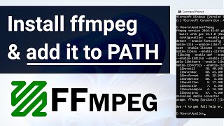 Download the video "How To Install ffmpeg on Windows 10 and 11 (And add it to PATH)"