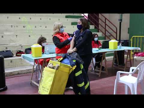 Jornada tranquila de vacunación de refuerzo en Vitigudino para los vacunados con Janssen