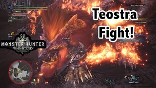 MHW -=- Facing The Mighty Fire Elder Dragon TEOSTRA!