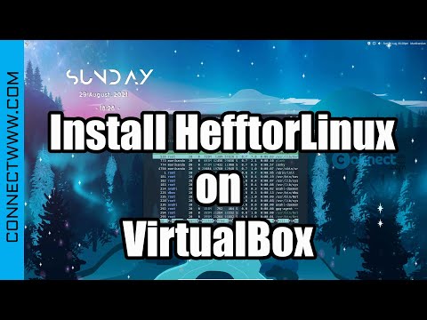 How to install HefftorLinux on VirtualBox | Beautiful Arch based Linux Distribution