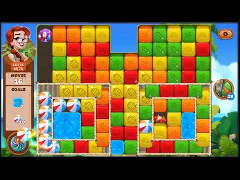 Lost Island Blast Adventure Level 1574 - NO BOOSTERS 🏝️ | SKILLGAMING ✔️