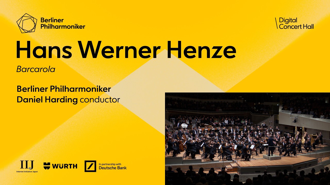 Henze: Barcarola / Harding · Berliner Philharmoniker