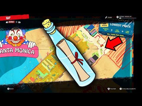 Dead Island 2 - How to find the arrogant food critic  (Message in a Bottle Quest Guide)