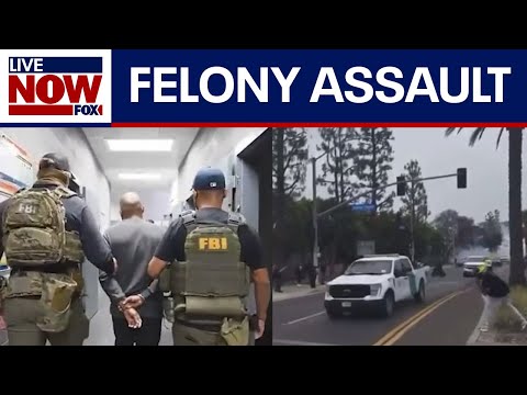 Video | FBI arrests CA man who allegedly threw rocks at officers | LiveNOW from FOX
