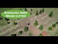Shindaiwa B450 Brush Cutter Clearing Stumps The Easy Way