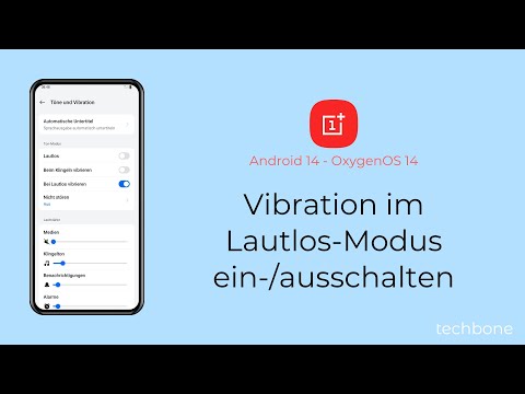 Vibration im Lautlos-Modus einschalten oder ausschalten - OnePlus [Android 14 - OxygenOS 14]