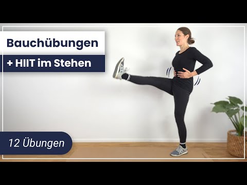 HIIT Bauch Workout im Stehen - 12 schnelle Übungen für starke Bauchmuskeln und mehr Ausdauer