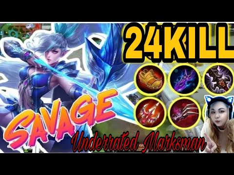 24 kills + MANIAC || The Underrated MM Carry the Game || MLBB Kwynn Adrielle