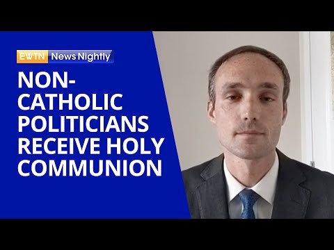 Non-Catholic Politicians Receive the Sacrament of Holy Communion in Germany | EWTN News Nightly