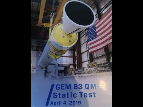 GEM 63 Rocket motor test, Qualification motor#2, April 4, 2019