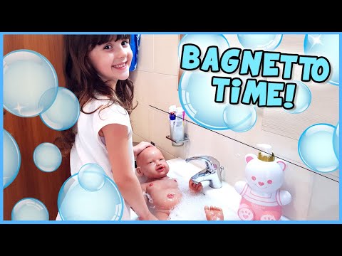 Bagnetto alla nostra bambola in silicone 💦 (con Mustela)
