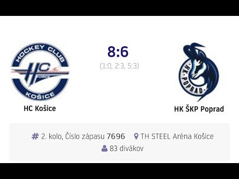 Región Východ Nadstavba 2.kolo HC Košice vs HK ŠKP Poprad