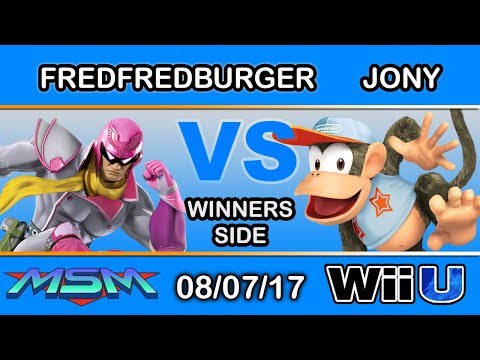 MSM 108 - CHG | FredFredBurger (Captain Falcon) Vs. Johny (Diddy Kong) Winners Side