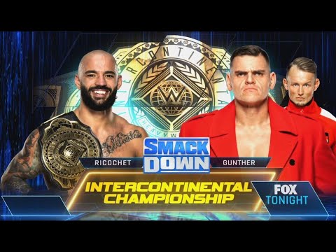Ricochet vs Gunther (Intercontinental Championship - Full Match)