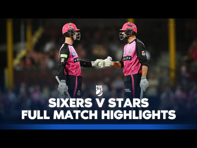 Sydney Sixers vs. Melbourne Stars | Full Match Highlights I 23/12/24 | BBL | Fox Cricket
