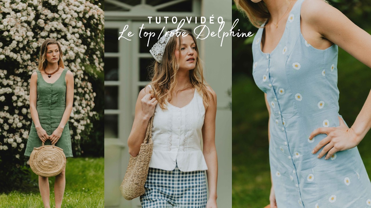 Patron robe ajustée Delphine - Calissone