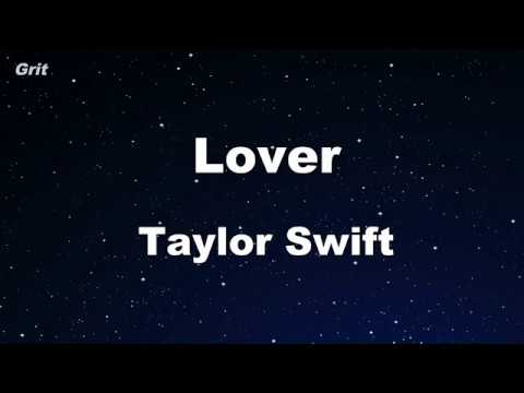 Lover - Taylor Swift Karaoke 【No Guide Melody】 Instrumental