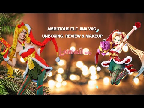 Ambitious Elf Jinx Cosplay Wig Unboxing, Review & Makeup Tutorial